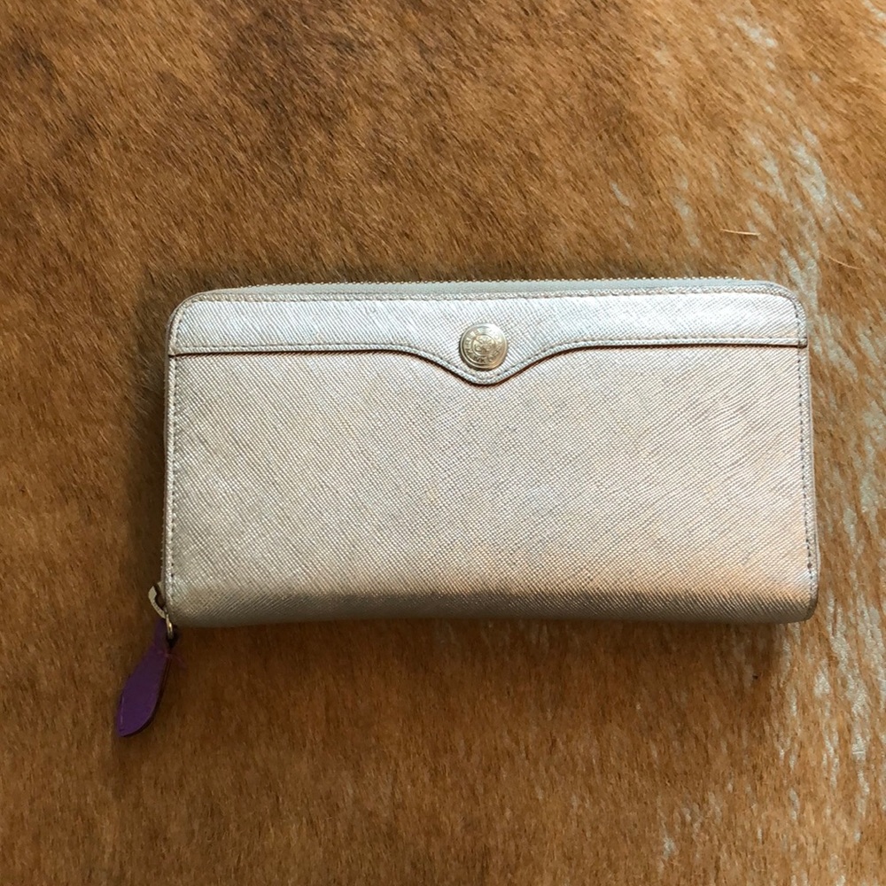 Rebecca Minkoff zip around leather wallet
